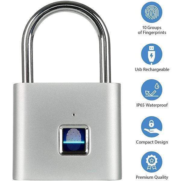 Rynx | Limited Time Portable Fingerprint Lock, Smart Door Lock with Theft Protection