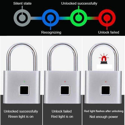 Rynx | Limited Time Portable Fingerprint Lock, Smart Door Lock with Theft Protection
