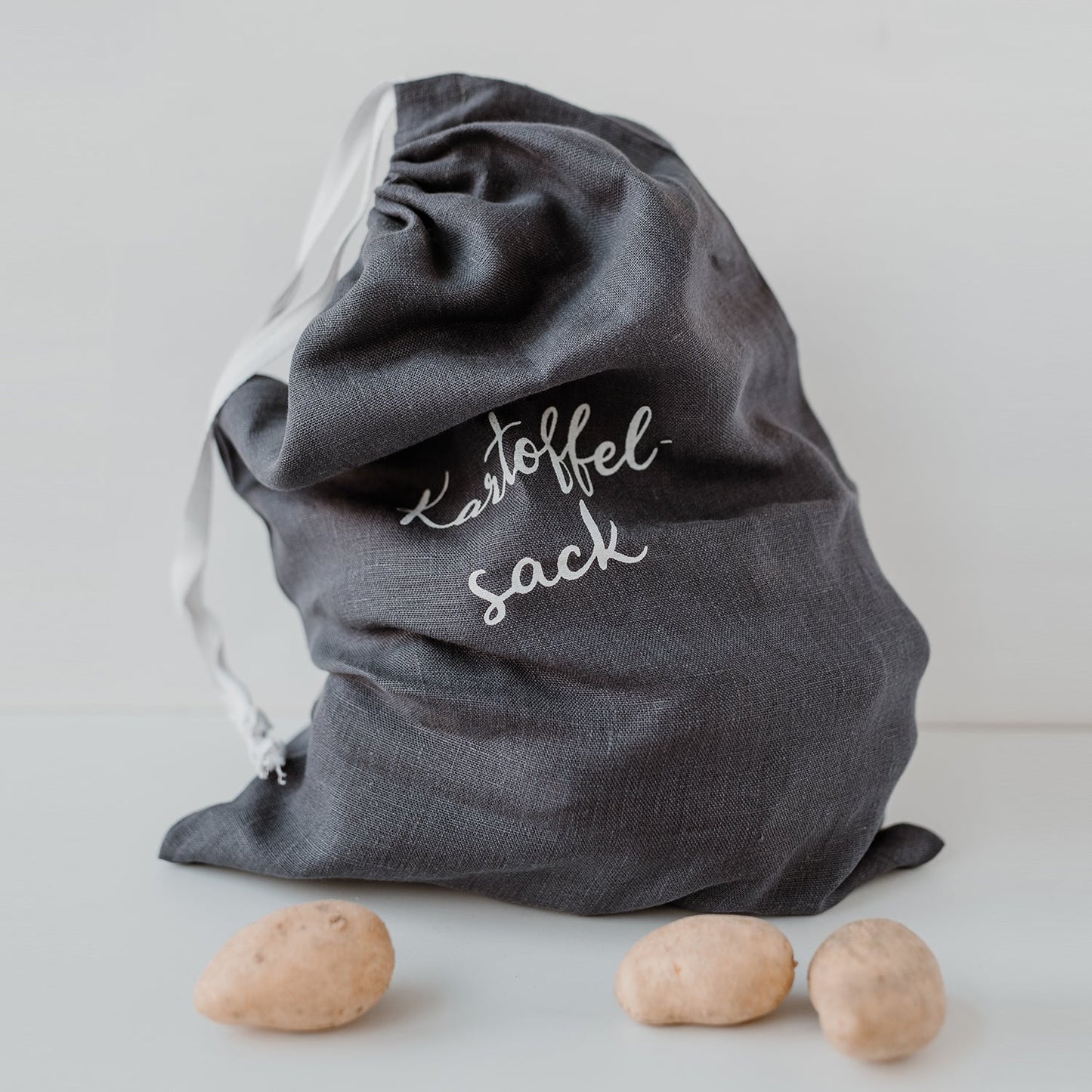 Rynx | Potato Sack made of Linen Dark Grey