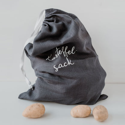 Rynx | Potato Sack made of Linen Dark Grey