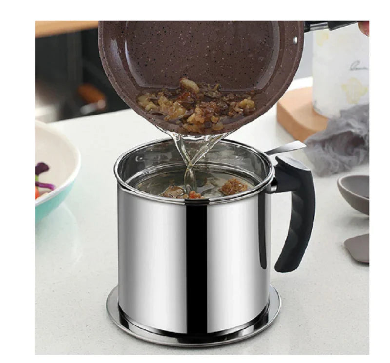 Rynx | Rvs Oil filter jar - Sustainable sieve - Effective and eco-friendly