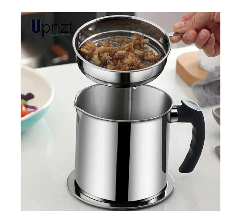 Rynx | Rvs Oil filter jar - Sustainable sieve - Effective and eco-friendly