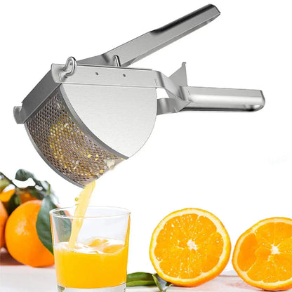 Rynx | Rvs Potato Masher - Food Crusher For Potatoes, Fruits & Vegetables