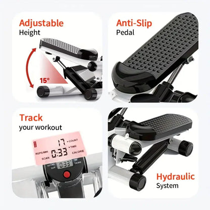 Rynx | Stair Stepper With Resistance Bands For Home Training