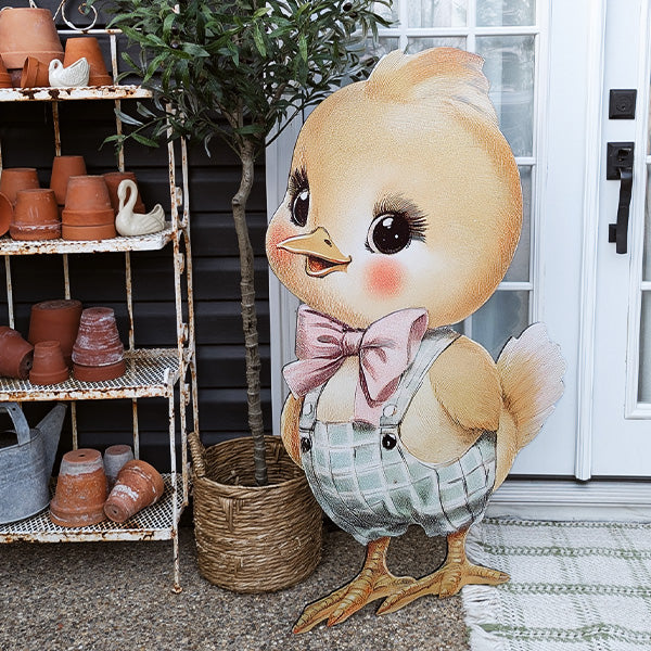 Rynx | Easter Animal Outdoor Wooden Customer Signs on Metal Stands, Choose Your Style