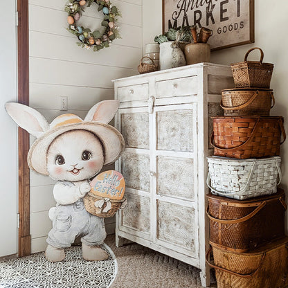 Rynx | Easter Animal Outdoor Wooden Customer Signs on Metal Stands, Choose Your Style