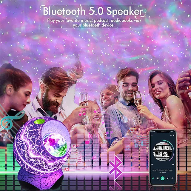 Rynx | Star Projector Bluetooth Speaker LED Night Light