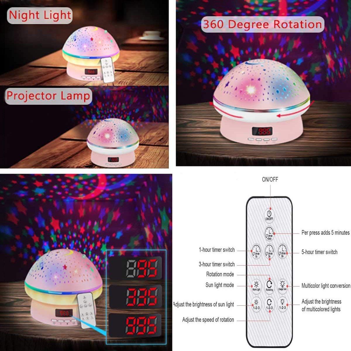 Rynx | Star Projector Night Lamp for Kids