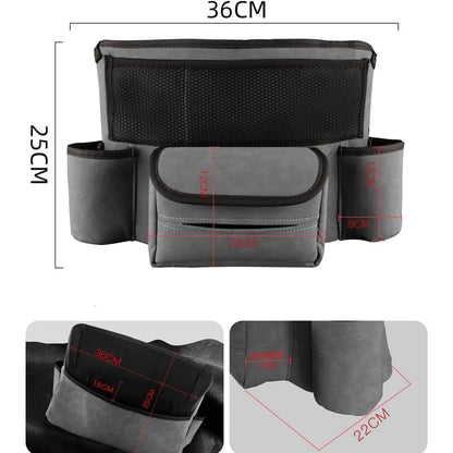 Rynx | Suede Large Capacity Car Bag Holder