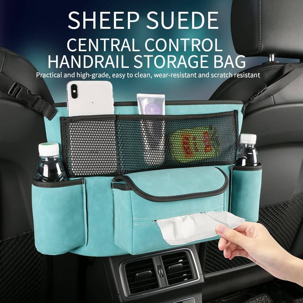 Rynx | Suede Large Capacity Car Bag Holder