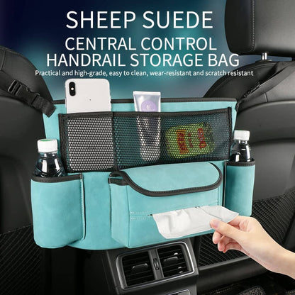 Rynx | Suede Large Capacity Car Bag Holder