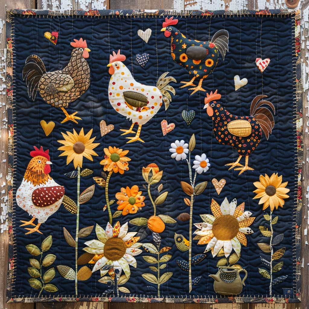 Rynx | Solar Chickens Quilt