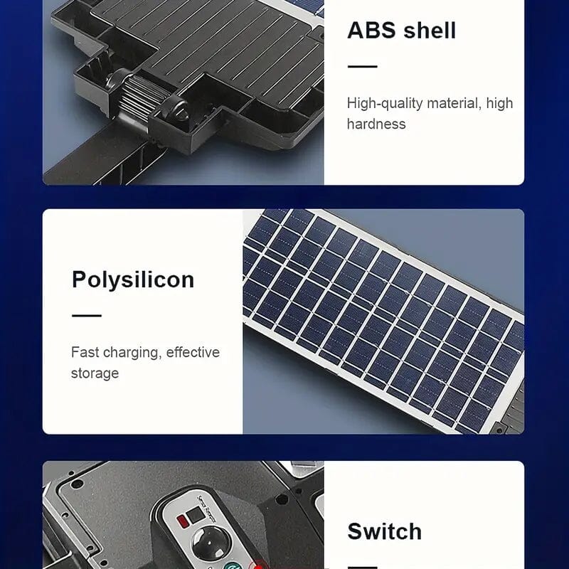 Rynx | Super Bright 360 LED 3 Speeds Double Row Solar Light