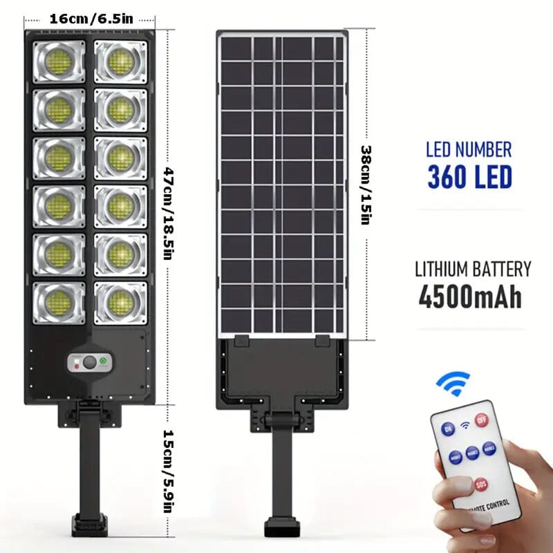 Rynx | Super Bright 360 LED 3 Speeds Double Row Solar Light