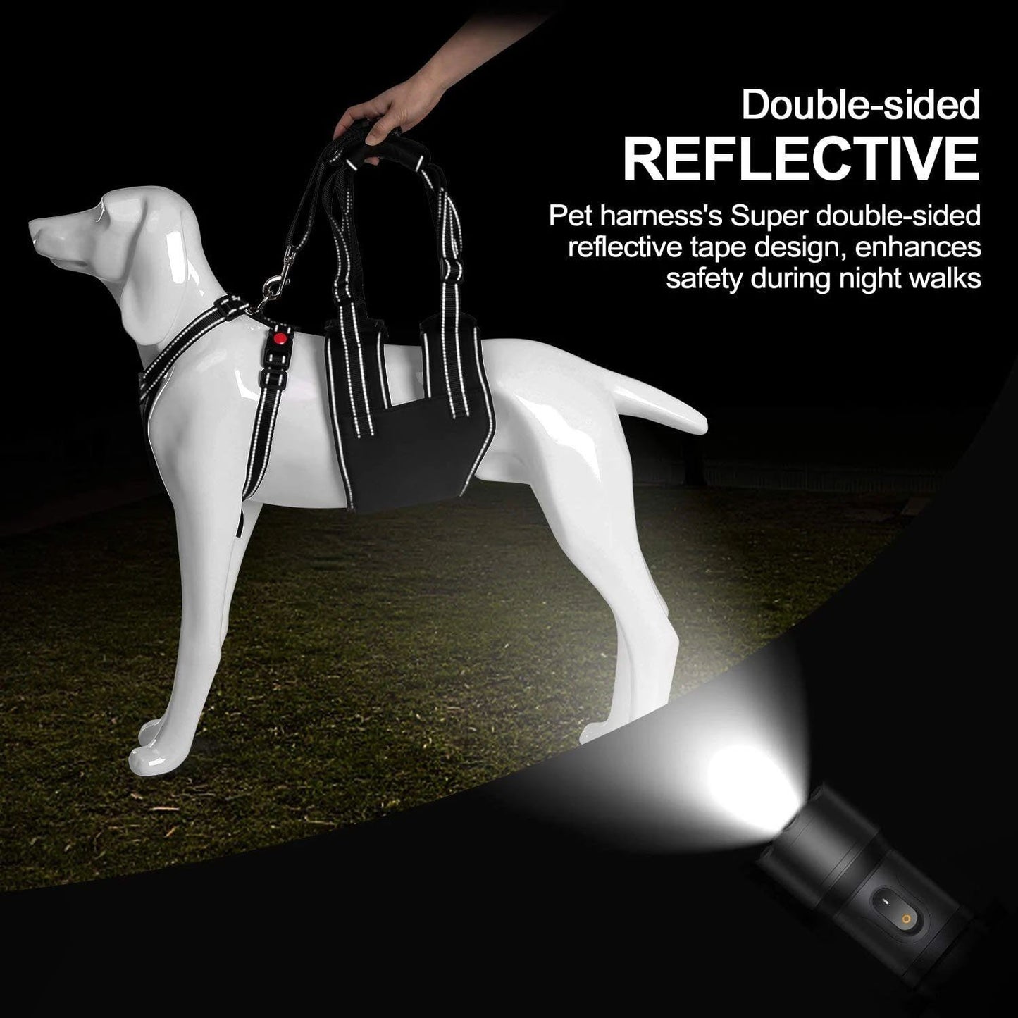 Rynx | Support Belt Set Adjustable Chest Strap for Elderly Disabled Dog
