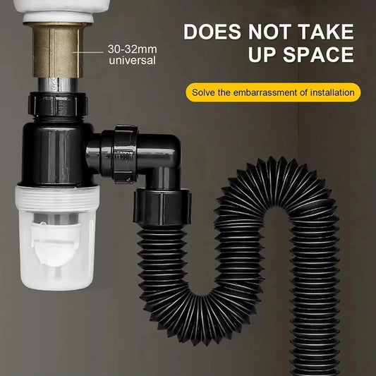 Rynx | Stainless Steel Drain Pipe – Clog-Free & Odor Neutral