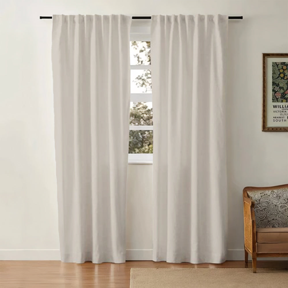 Rynx | Aira - Linen-Cotton Curtain with Soft Fabric