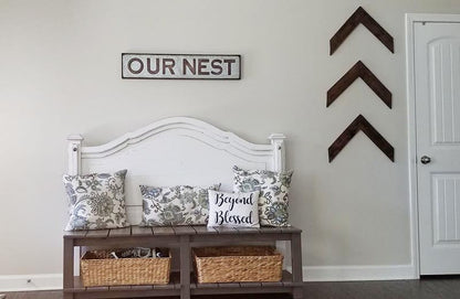 Rynx | *HUGE* Galvanized "Our Nest" Sign