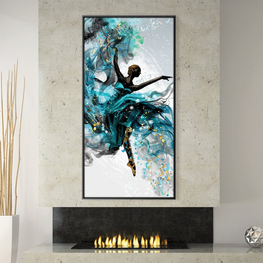 Rynx | Teal Ballerina Canvas