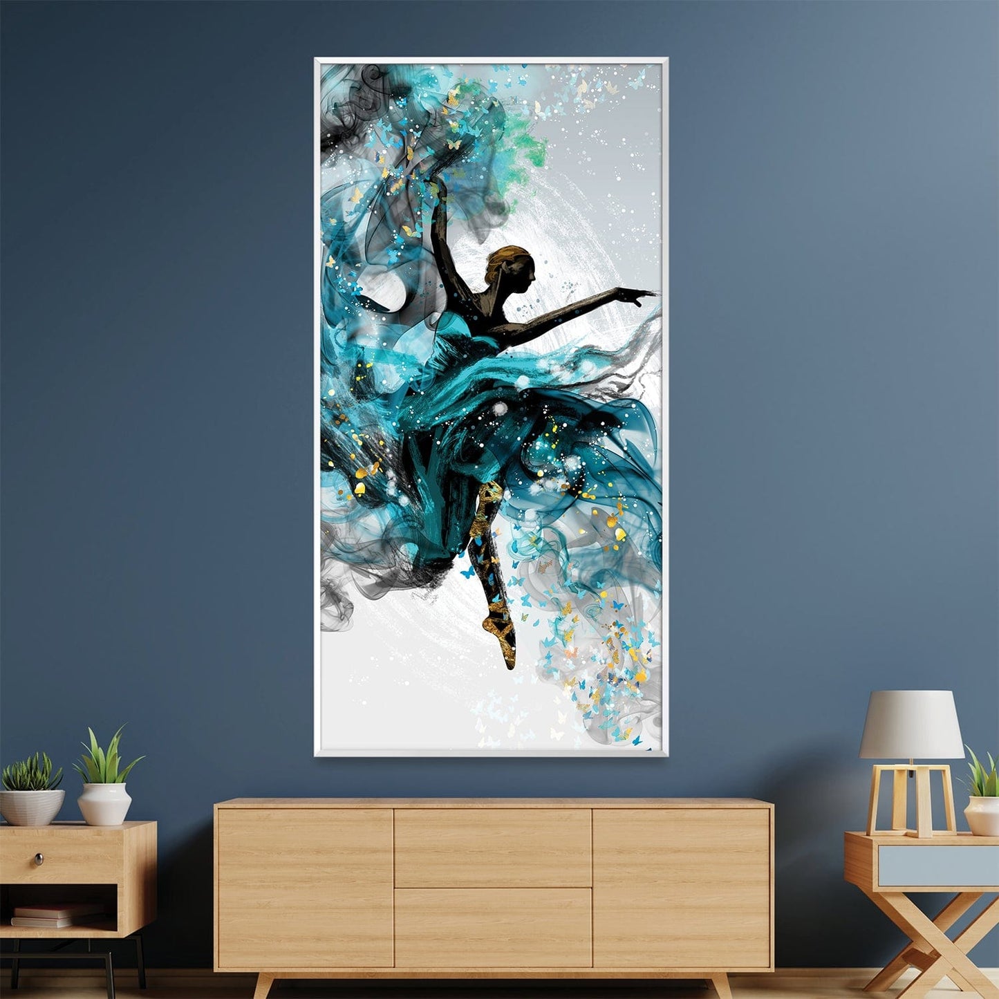 Rynx | Teal Ballerina Canvas