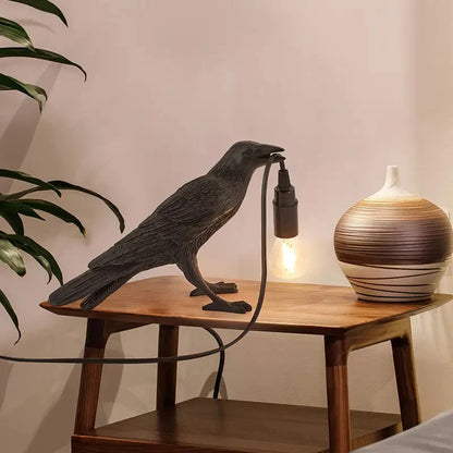 Rynx | The Gothic Crow USB Port Lamp