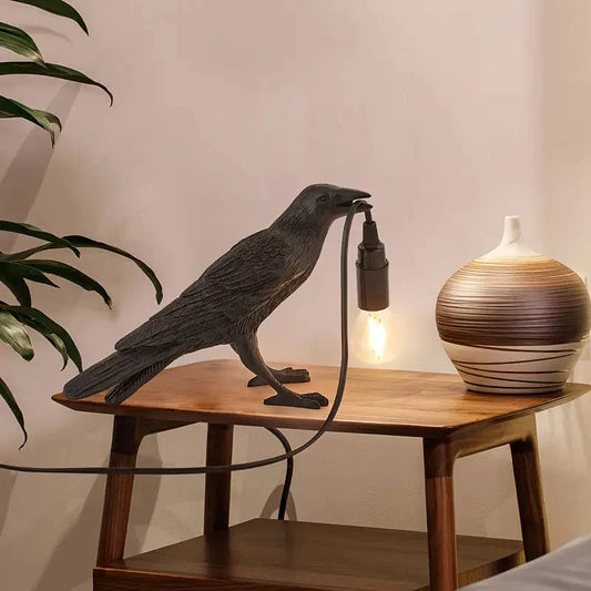 Rynx | The Gothic Crow USB Port Lamp