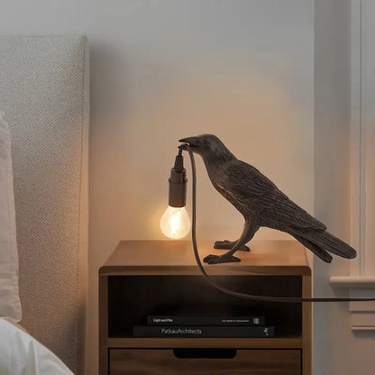 Rynx | The Gothic Crow USB Port Lamp