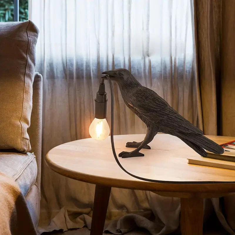 Rynx | The Gothic Crow USB Port Lamp