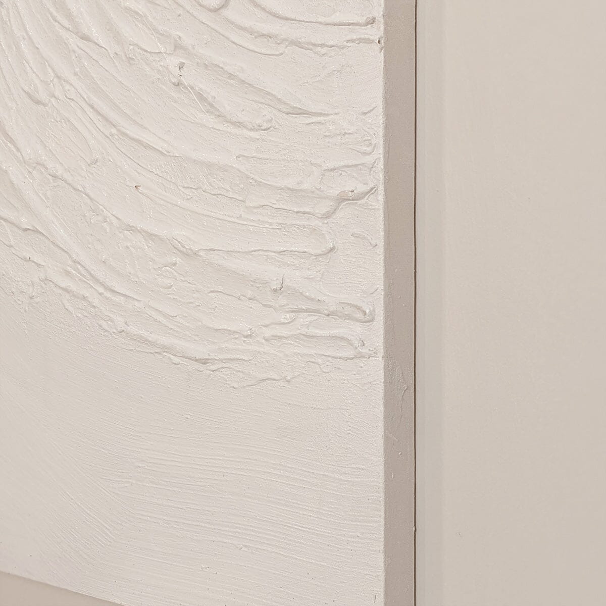 Rynx | Tilly Cream Half-Moon Textured Canvas Wall Art