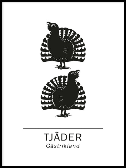 Rynx | Capercaillie the official animals of Gästrikland, Sweden.