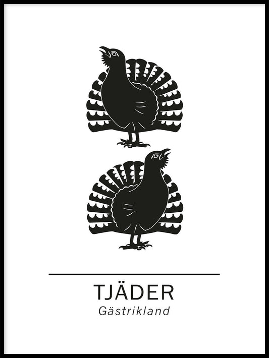 Rynx | Capercaillie the official animals of Gästrikland, Sweden.