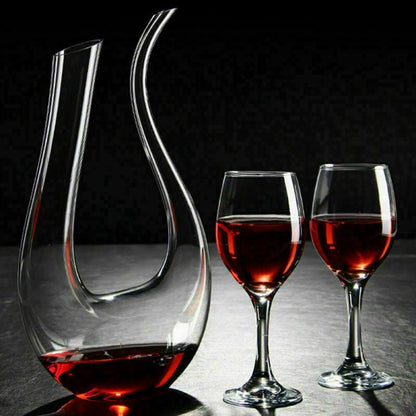 RYNX | Crystal U-Shaped 1500Ml Wine Decanter