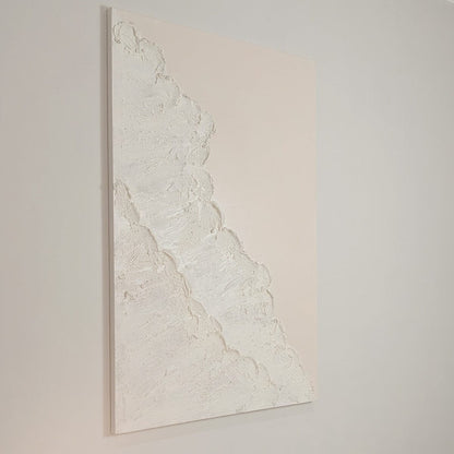 Rynx | Toulouse Neutral Beach Wavy Textured Canvas Wall Art