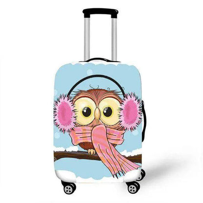Rynx | Travel in Style: Creative Neoprene XL Luggage Cover with Airplane Pattern