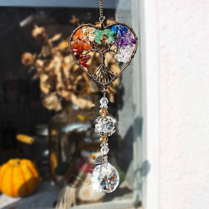 Rynx | Crystal Wind Chime Tree of Life Dreamcatcher