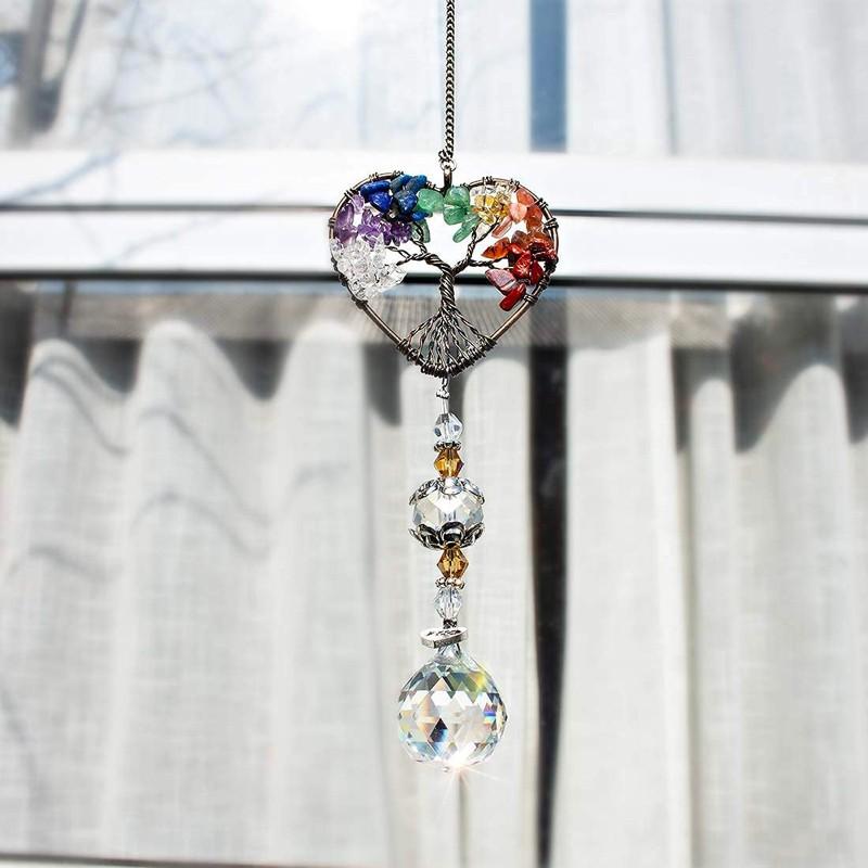 Rynx | Crystal Wind Chime Tree of Life Dreamcatcher