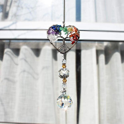 Rynx | Crystal Wind Chime Tree of Life Dreamcatcher