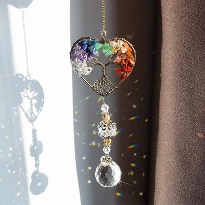 Rynx | Crystal Wind Chime Tree of Life Dreamcatcher