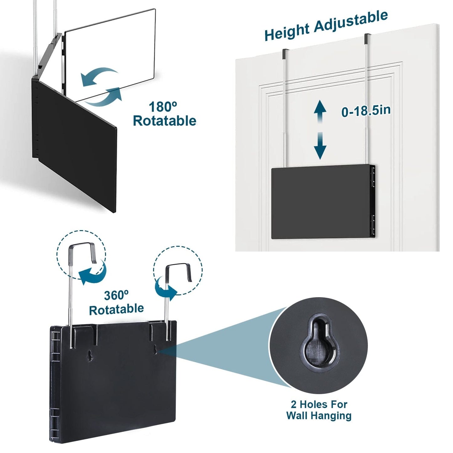 Rynx | Tri-Fold Mirror with Telescopic Hanger