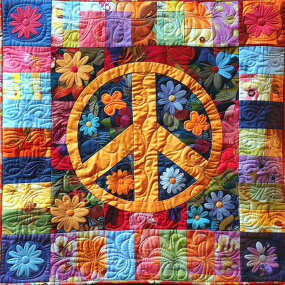 Rynx | Trippy Hippie Sign Quilt