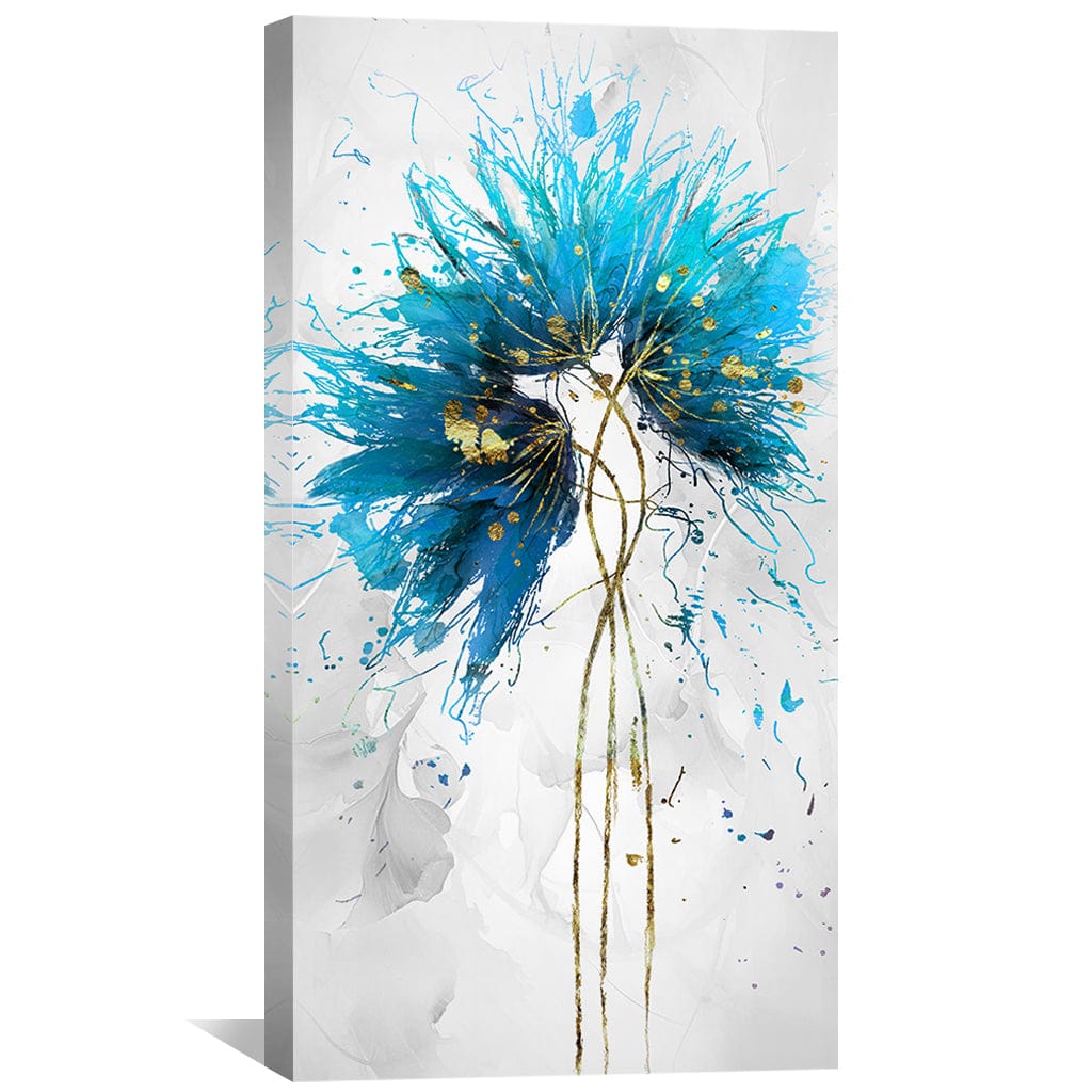 Rynx | Turquoise Flower Canvas