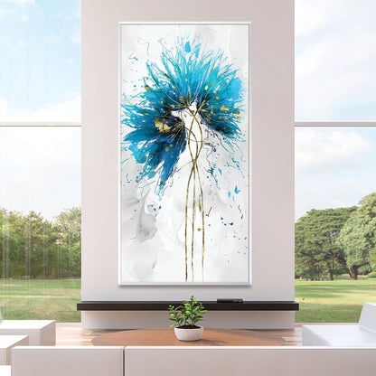 Rynx | Turquoise Flower Canvas