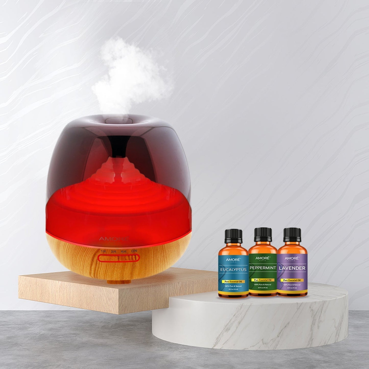Rynx | Ultrasonic Aromatherapy Cold Mist Humidifier Diffuser