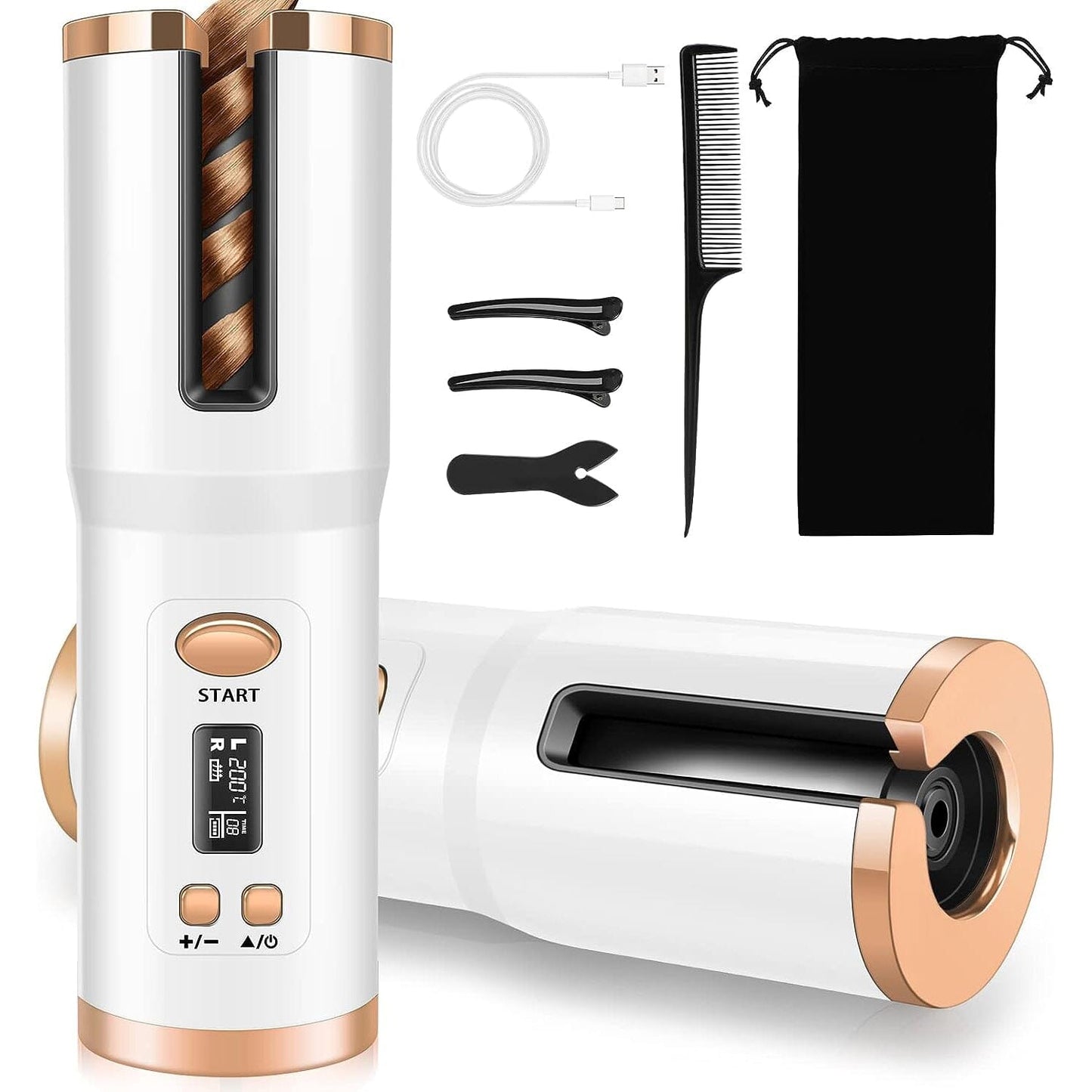 Rynx | Wireless Automatic Hair Curler Without Bands