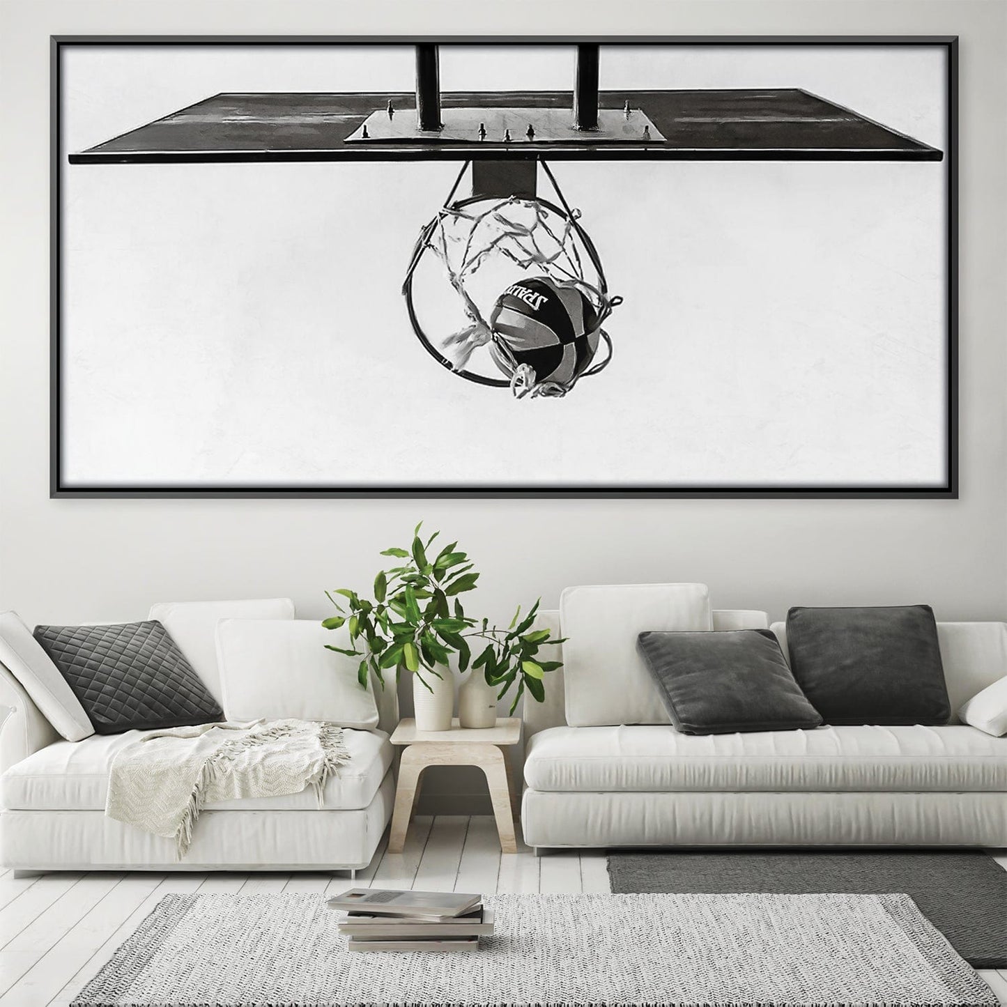 Rynx | Under the Hoops Canvas - Single Panel
