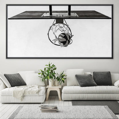 Rynx | Under the Hoops Canvas - Single Panel