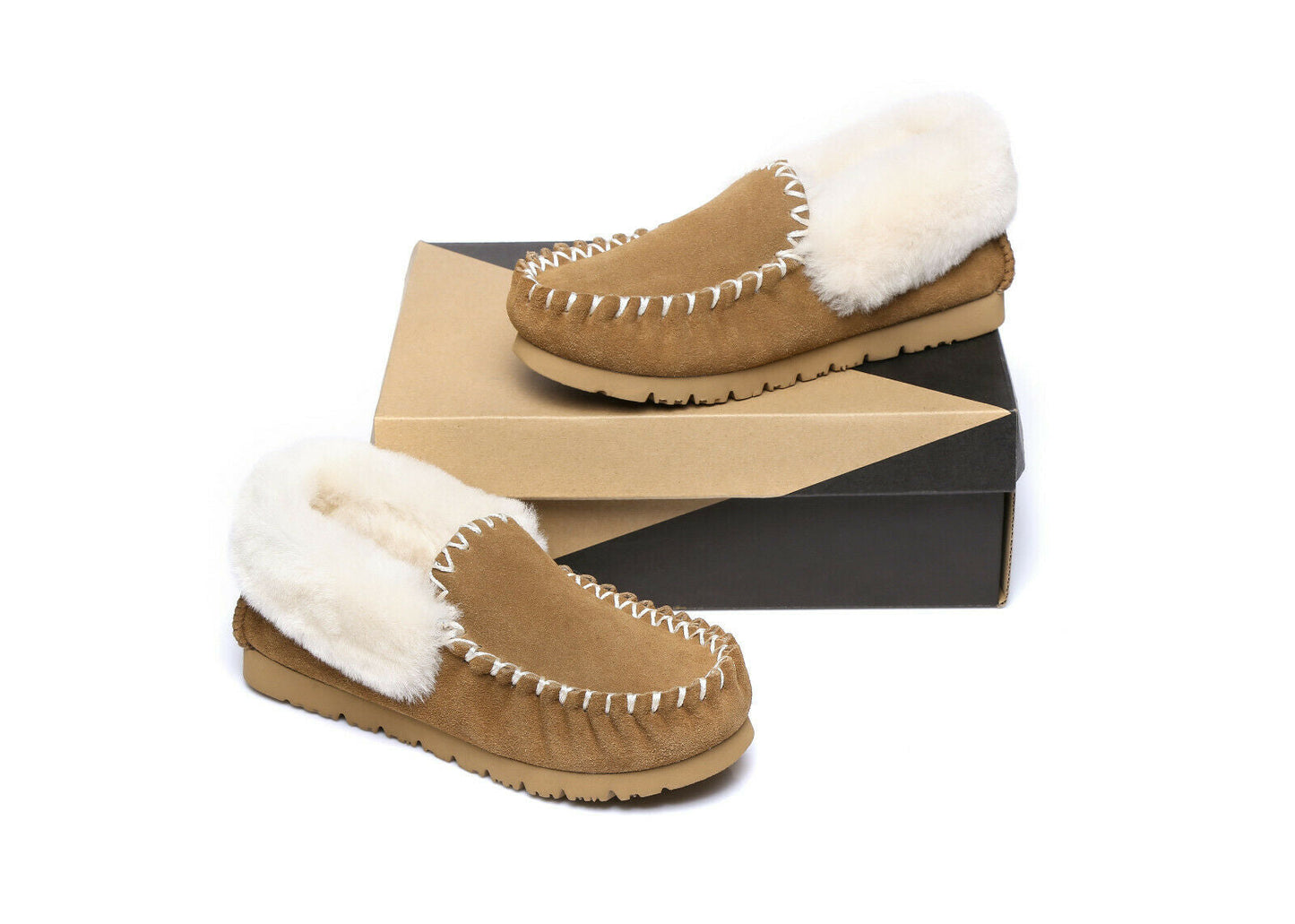 RYNX | Australian Genuine Sheepskin Slippers Moccasins