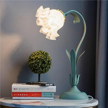 Rynx | FloraFlex Adjustable Vintage Flower Table Lamp | Elegant Design | Dimmable Light for Home