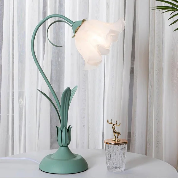 Rynx | FloraFlex Adjustable Vintage Flower Table Lamp | Elegant Design | Dimmable Light for Home