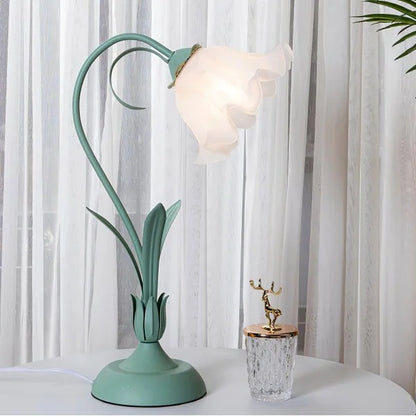 Rynx | FloraFlex Adjustable Vintage Flower Table Lamp | Elegant Design | Dimmable Light for Home